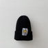 Baby patch smiley candy-colored wool hat smiley cone hat